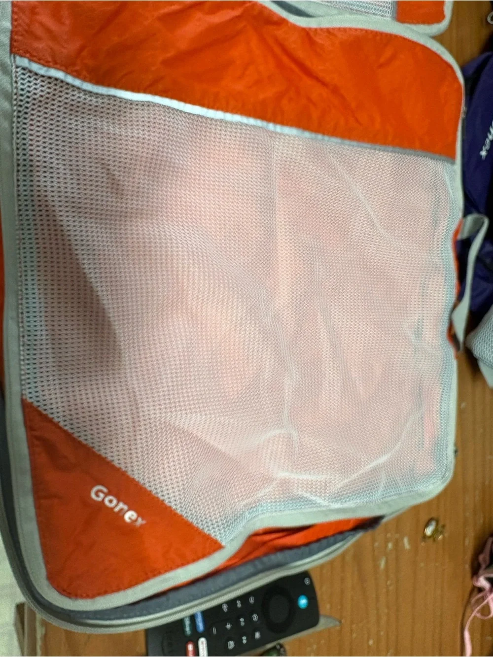 -Gontex Orange Mesh Travel Packing Cube - Bags